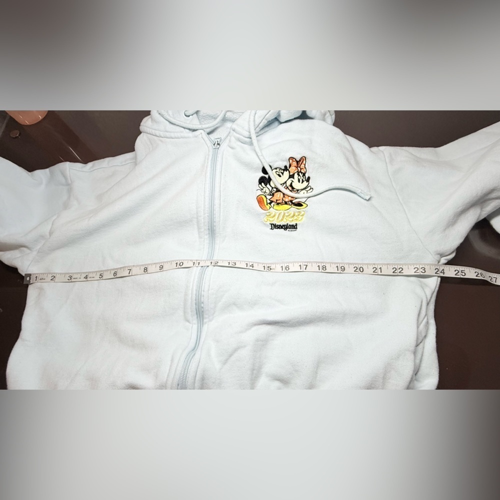 Disney Light Blue Hoodie with Characters Size M - Picture 8 of 11